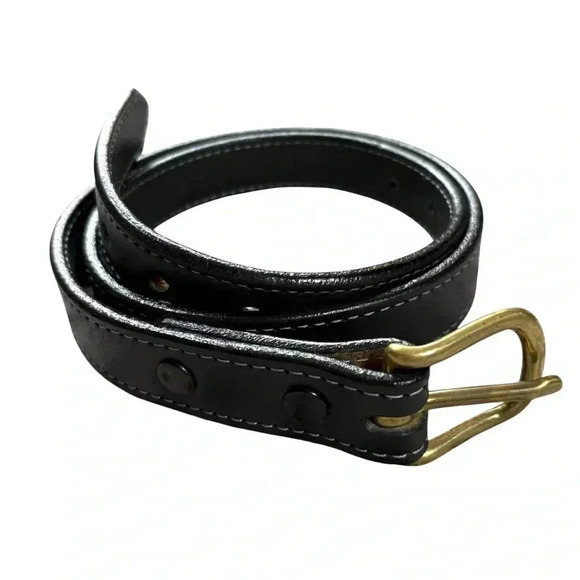 Brenneman’s Leather Goods Other - Brenneman’s Leather Goods Black Leather Belt